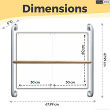 Load image into Gallery viewer, Montessori Coordination mirror Set- Pull Up Curved Bar and Mirror for babies and Toddlers