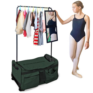 Artan Balance Duffle Dance Bag with Portable Costume Garment Rack 28"