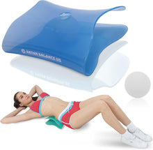 Load image into Gallery viewer, 3 in 1 Back Stretcher, Ab Mat for Sit Up with Massage Ball