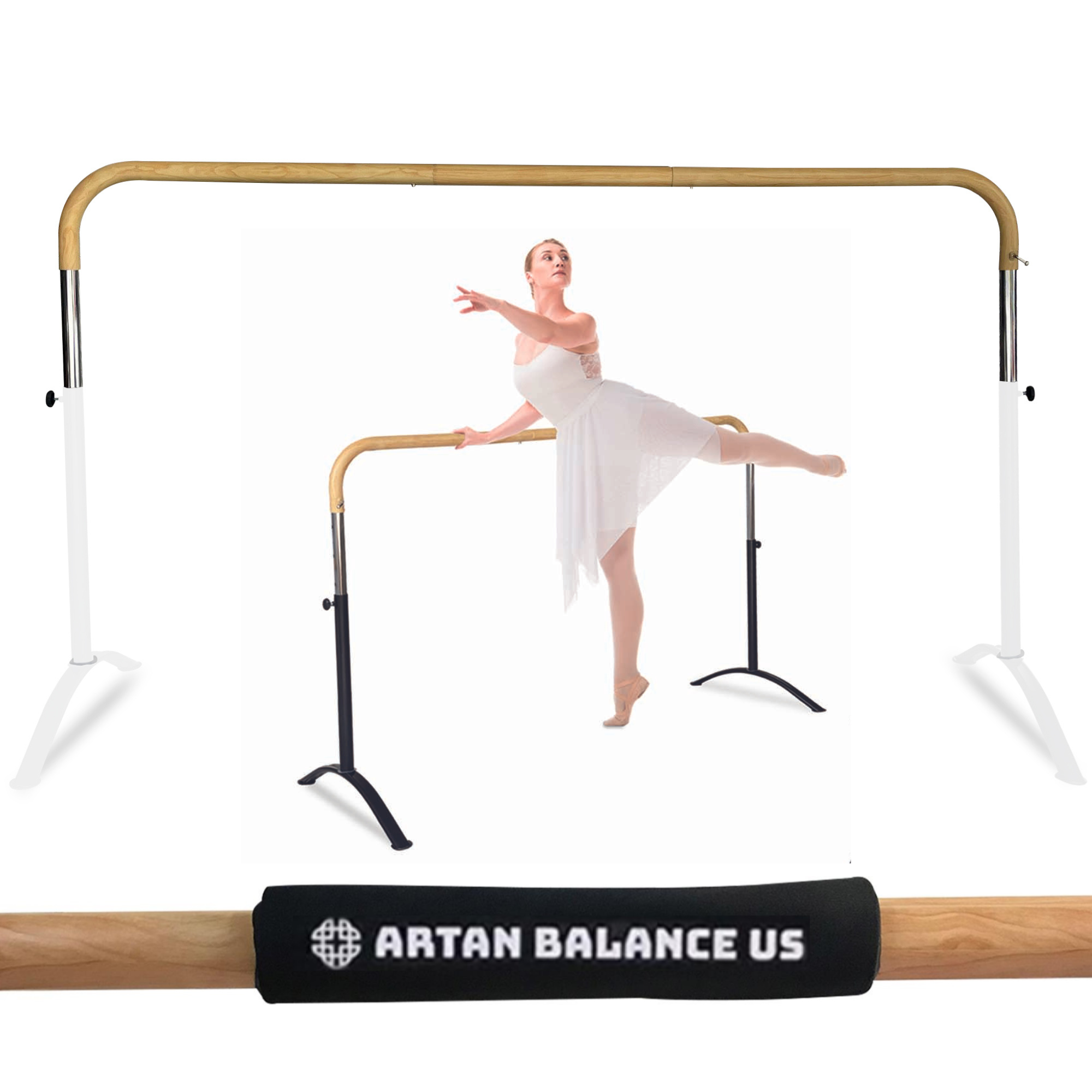 Portable Barre - Portable Ballet Barre for Home- Balanced Body