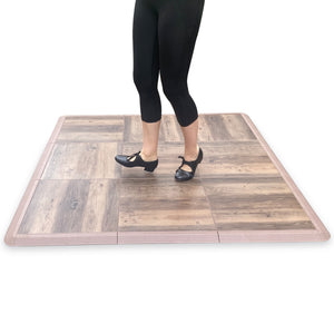 SET Wall Mount Single Bar Barre GISELLE and Marley Dance Floor for
