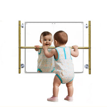 Load image into Gallery viewer, PULL AND STAIR Pull Up Bar Baby Coordination Mirror Set