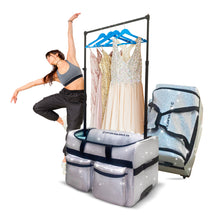 Load image into Gallery viewer, Artan Balance Duffle Dance Bag with Portable Costume Garment Rack 28&quot;