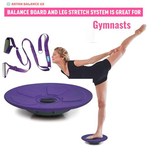Artan Balance Leg Stretching Strap and Ballet Balance Board, 2 Pc. Set –  ArtAn Ballet