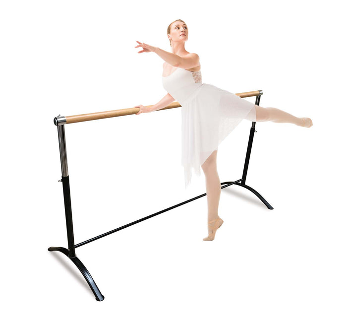 NEW!!! Ballet Barre SWAN LAKE Portable for Home or Studio, 6 ft Extendable  to 12 ft Bar with Curved Shape