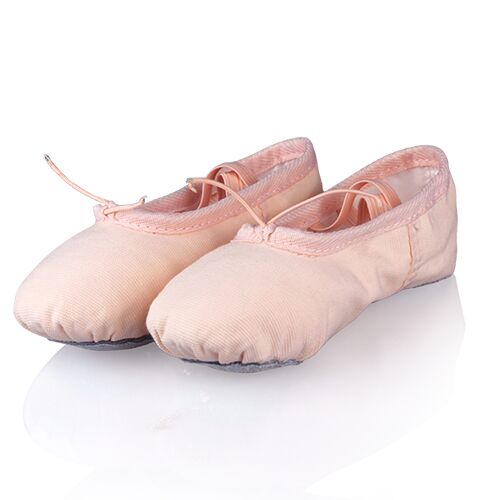 Professional Girls Cotton Canvas Soft  Ballet Shoes