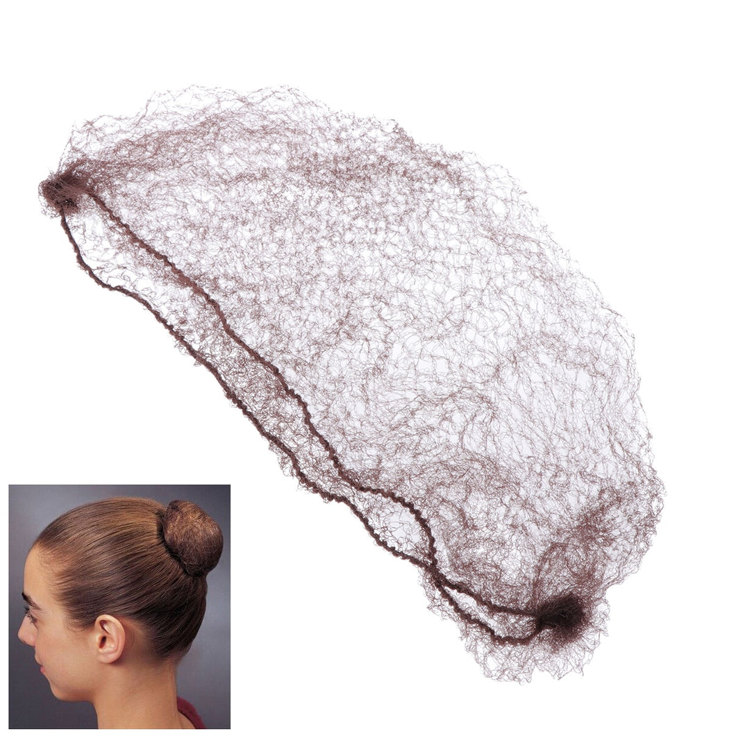 Reusable Hair nets Invisible Elastic Edge Mesh for Ballet Bun - 50 pcs